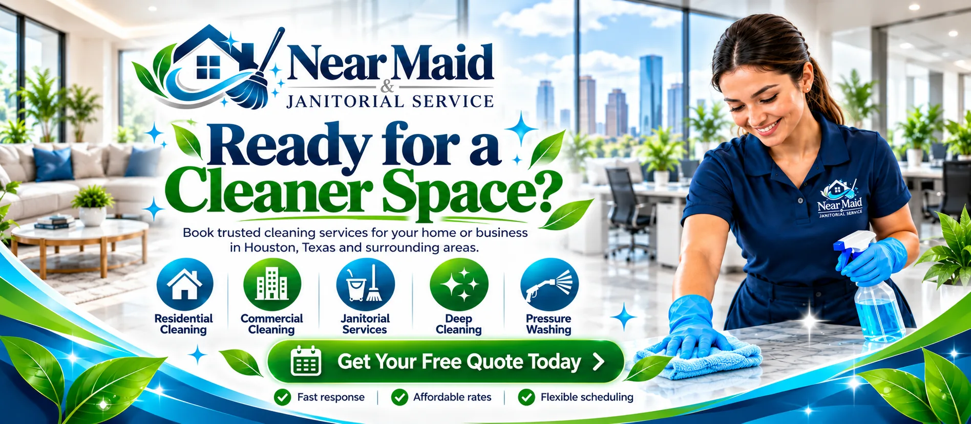 Request your Near Maid cleaning estimate